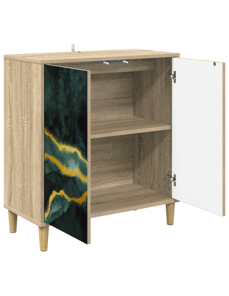 Credenza WIJHE Sonoma 69 x 33 x 75 cm Legno ingegnerizzato