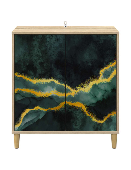 Credenza WIJHE Sonoma 69 x 33 x 75 cm Legno ingegnerizzato