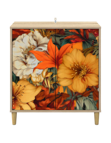 Credenza GENNEP Sonoma 69 x 33 x 75 cm Legno ingegnerizzato