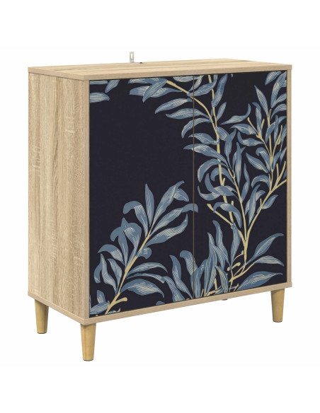 Credenza DOKKUM Sonoma 69 x 33 x 75 cm Legno ingegnerizzato