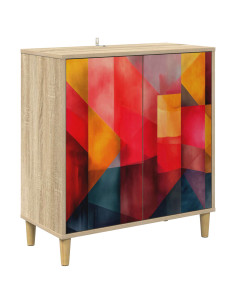 Credenza HEESCH Sonoma 69 x 33 x 75 cm Legno ingegnerizzato 2