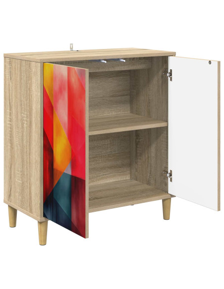 Credenza HEESCH Sonoma 69 x 33 x 75 cm Legno ingegnerizzato