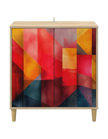 Credenza HEESCH Sonoma 69 x 33 x 75 cm Legno ingegnerizzato