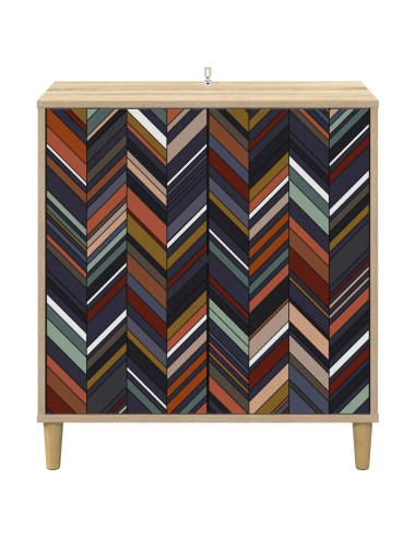 Credenza OMMEN Sonoma 69 x 33 x 75 cm Legno ingegnerizzato