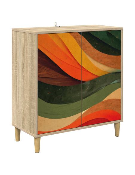 Credenza BONN Sonoma 69 x 33 x 75 cm Legno ingegnerizzato