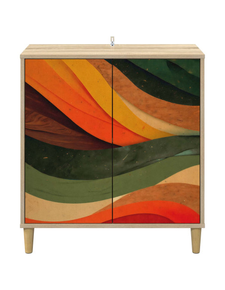 Credenza BONN Sonoma 69 x 33 x 75 cm Legno ingegnerizzato