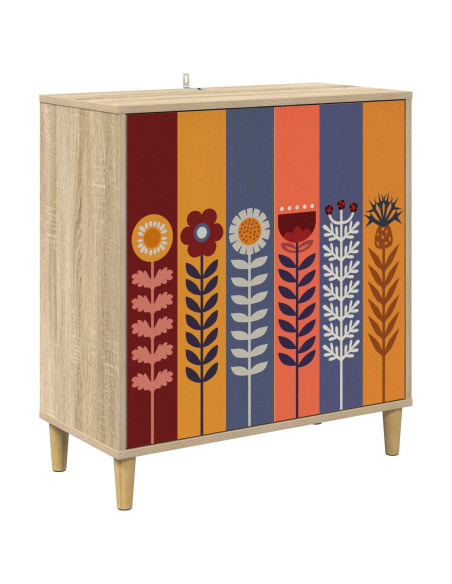 Credenza ESSEN Sonoma 69 x 33 x 75 cm Legno ingegnerizzato