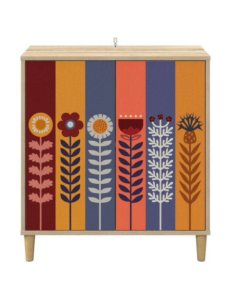 Credenza ESSEN Sonoma 69 x 33 x 75 cm Legno ingegnerizzato