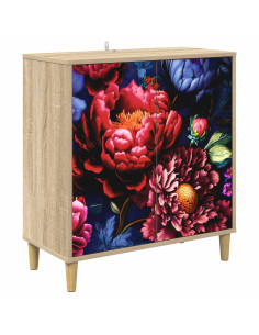 Credenza KIEL Sonoma 69 x 33 x 75 cm Legno ingegnerizzato 2