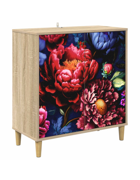 Credenza KIEL Sonoma 69 x 33 x 75 cm Legno ingegnerizzato