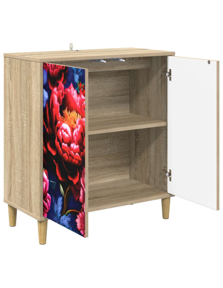 Credenza KIEL Sonoma 69 x 33 x 75 cm Legno ingegnerizzato