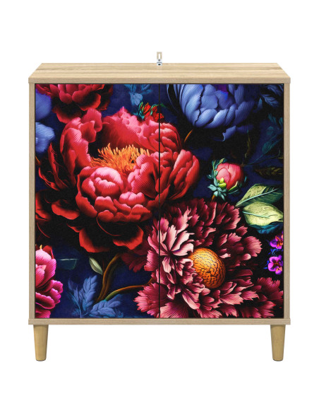 Credenza KIEL Sonoma 69 x 33 x 75 cm Legno ingegnerizzato