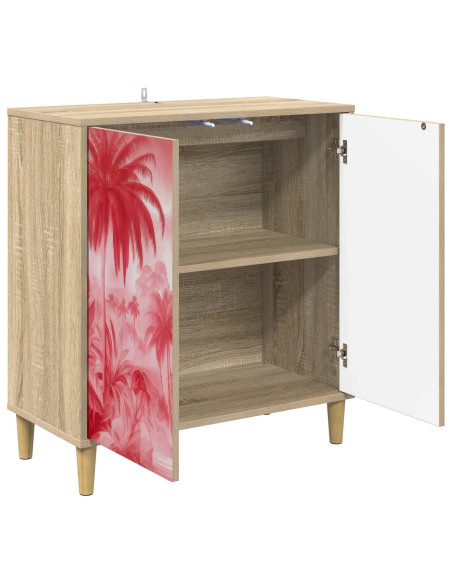 Credenza AACHEN Sonoma 69 x 33 x 75 cm Legno ingegnerizzato