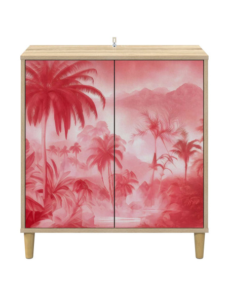 Credenza AACHEN Sonoma 69 x 33 x 75 cm Legno ingegnerizzato