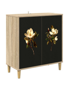 Credenza BREMEN Sonoma 69 x 33 x 75 cm Legno ingegnerizzato 2