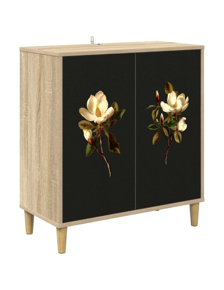 Credenza BREMEN Sonoma 69 x 33 x 75 cm Legno ingegnerizzato