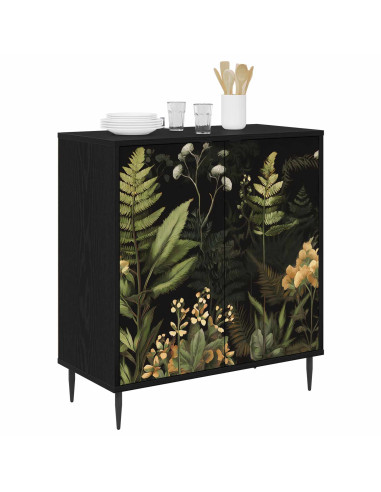 Credenza RHENEN Rovere Nero 69 x 33 x 76 cm