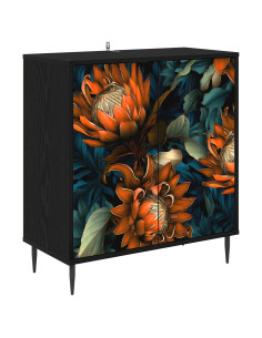 Credenza LOCHEM Rovere Nero 69 x 33 x 76 cm 2