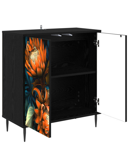 Credenza LOCHEM Rovere Nero 69 x 33 x 76 cm