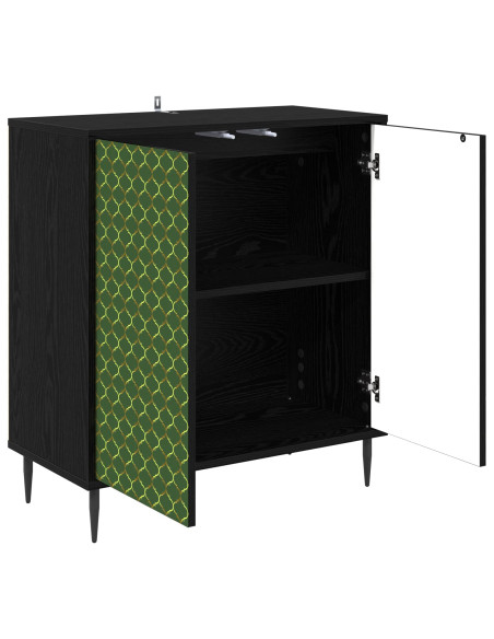 Credenza GELEEN Rovere Nero 69 x 33 x 76 cm