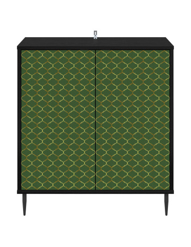 Credenza GELEEN Rovere Nero 69 x 33 x 76 cm