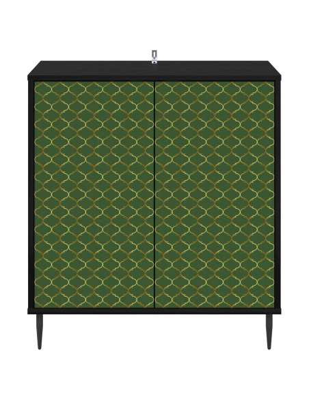 Credenza GELEEN Rovere Nero 69 x 33 x 76 cm