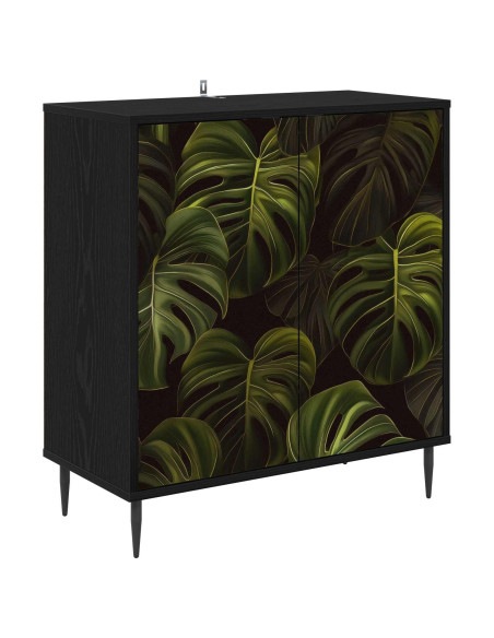 Credenza ELBURG Rovere Nero 69 x 33 x 76 cm