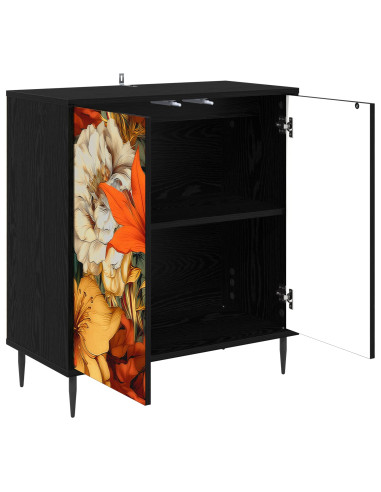 Credenza GENNEP Rovere Nero 69 x 33 x 76 cm