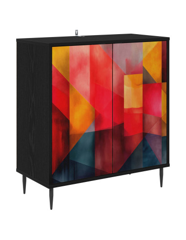 Credenza HEESCH Rovere Nero 69 x 33 x 76 cm