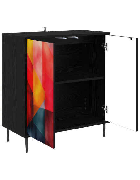 Credenza HEESCH Rovere Nero 69 x 33 x 76 cm