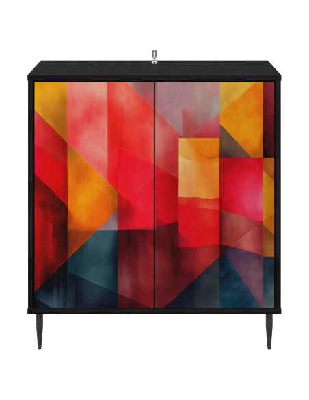 Credenza HEESCH Rovere Nero 69 x 33 x 76 cm