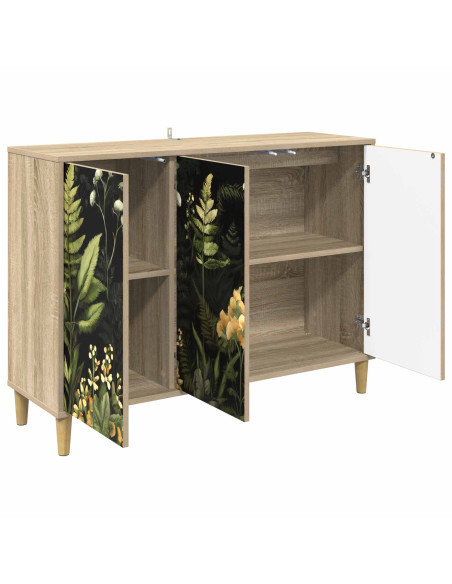 Credenza RHENEN Sonoma 102 x 33 x 75 cm Legno ingegnerizzato