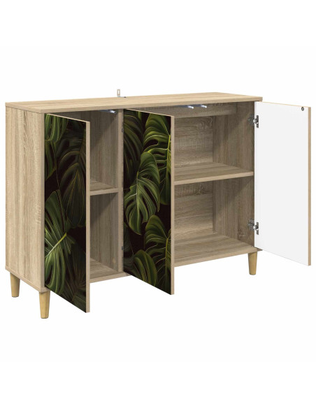 Credenza ELBURG Sonoma 102 x 33 x 75 cm Legno ingegnerizzato