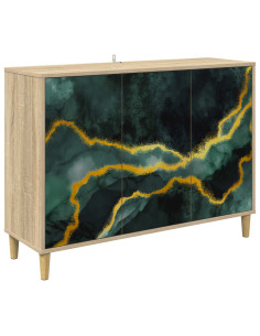 Credenza WIJHE Sonoma 102 x 33 x 75 cm Legno ingegnerizzato 2