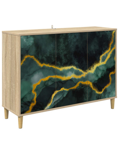 Credenza WIJHE Sonoma 102 x 33 x 75 cm Legno ingegnerizzato