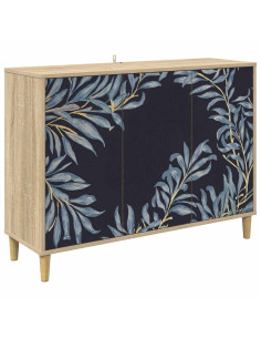 Credenza DOKKUM Sonoma 102 x 33 x 75 cm Legno ingegnerizzato 2