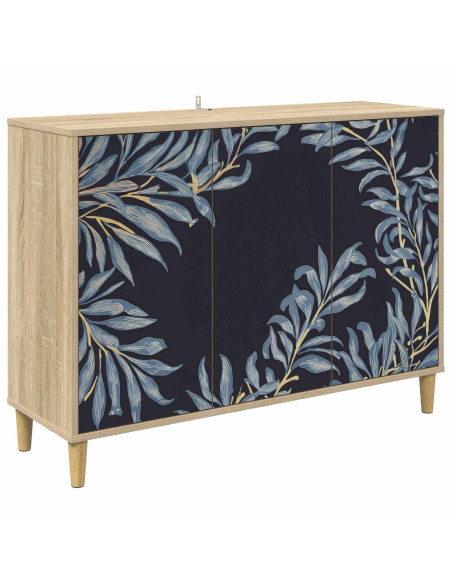 Credenza DOKKUM Sonoma 102 x 33 x 75 cm Legno ingegnerizzato