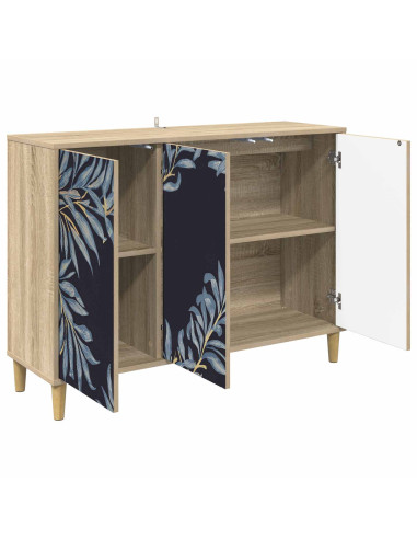 Credenza DOKKUM Sonoma 102 x 33 x 75 cm Legno ingegnerizzato