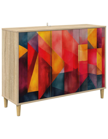 Credenza HEESCH Sonoma 102 x 33 x 75 cm Legno ingegnerizzato