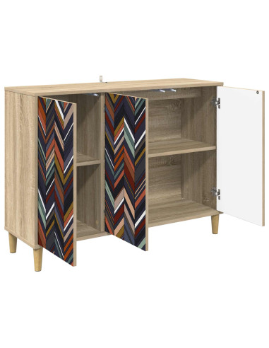 Credenza OMMEN Sonoma 102 x 33 x 75 cm Legno ingegnerizzato