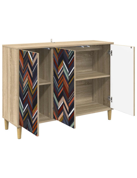 Credenza OMMEN Sonoma 102 x 33 x 75 cm Legno ingegnerizzato