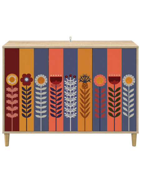 Credenza ESSEN Sonoma 102 x 33 x 75 cm Legno ingegnerizzato
