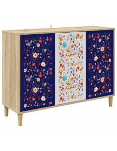 Credenza MAINZ Sonoma 102 x 33 x 75 cm Legno ingegnerizzato 2
