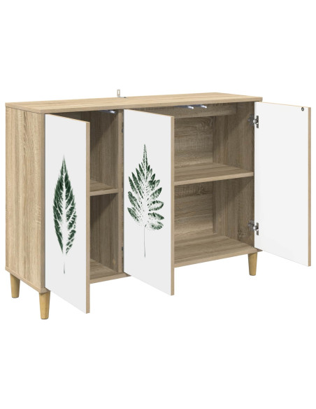 Credenza HANAU Sonoma 102 x 33 x 75 cm Legno ingegnerizzato