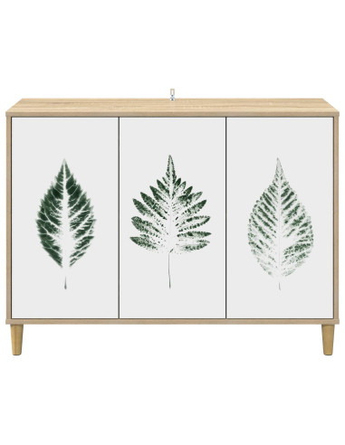 Credenza HANAU Sonoma 102 x 33 x 75 cm Legno ingegnerizzato