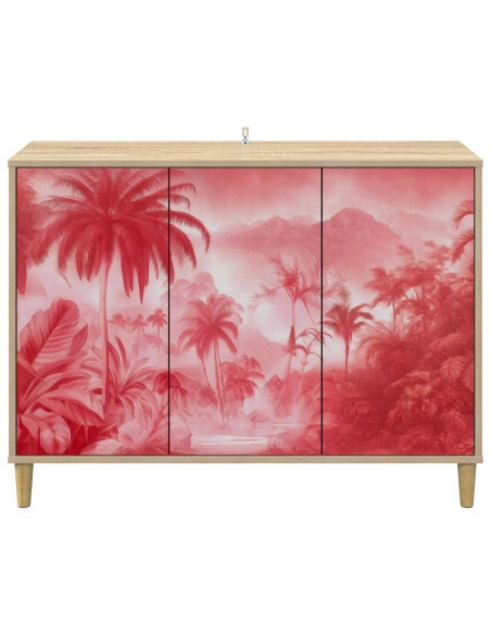 Credenza AACHEN Sonoma 102 x 33 x 75 cm Legno ingegnerizzato