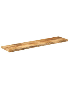 Piano Tavolo 180x40x3,8 cm Bordi Vivi Legno di Mango Grezzo