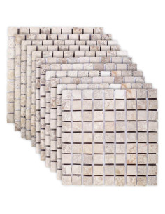 Piastrelle Mosaico Crema 30 x 30 cm Marmo