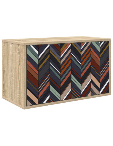 Mobile TV da Parete OMMEN 69 x 33 x 40 cm Rovere Sonoma