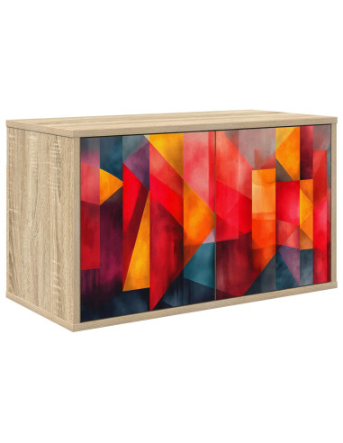 Mobile TV da Parete HEESCH 69 x 33 x 40 cm Rovere Sonoma